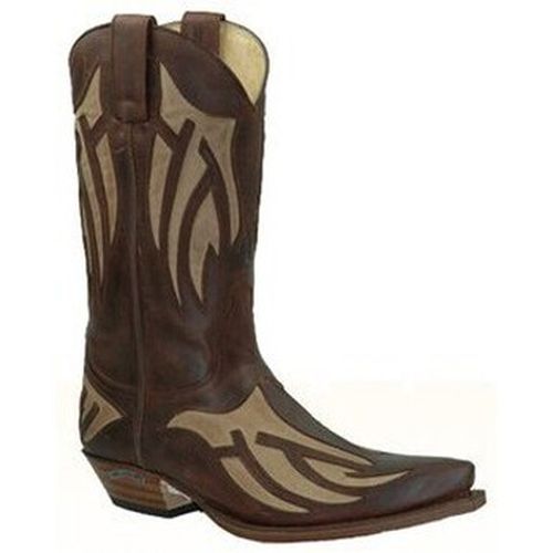 Bottes Bottes Western en cuir Vachette ref_sen21904-marron 41 - Sendra boots - Modalova