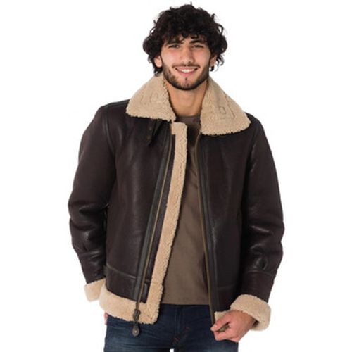 Veste Schott LC1259 CORDOVAN/CAFE - Schott - Modalova