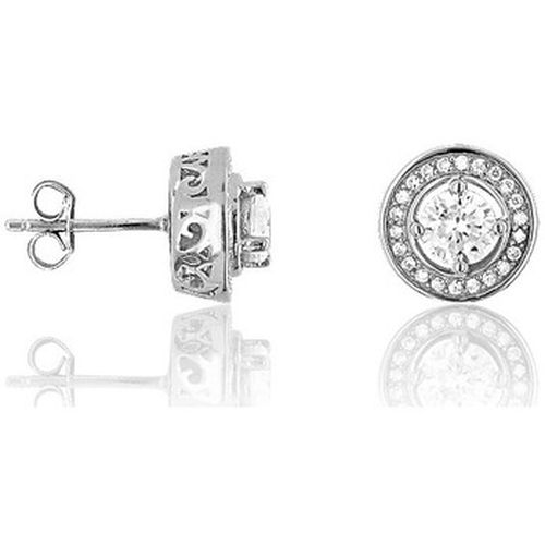 Boucles oreilles Boucles d'oreilles en argent 925/1000 et zircon - Cleor - Modalova