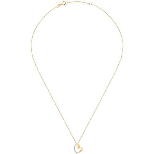 Collier Collier en or 375/1000 et diamant - Cleor - Modalova