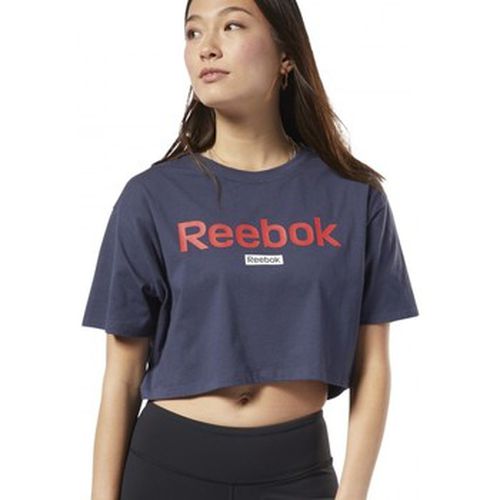 T-shirt Linear Logo Crop Tee - Reebok Sport - Modalova
