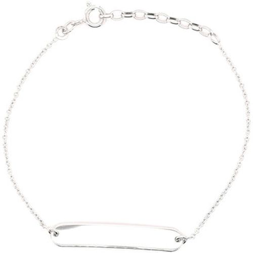 Bracelets Bracelet identité argent rectangulaire - Saunier - Modalova