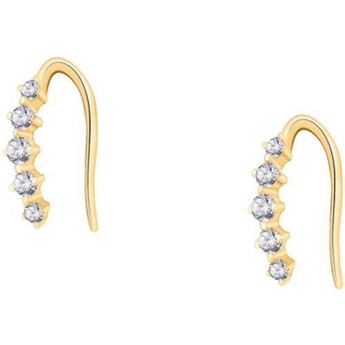 Boucles oreilles Boucles d'oreilles en or 375/1000 et zircon - Cleor - Modalova