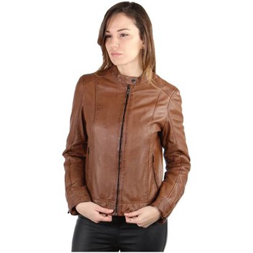 Blouson Blouson Diana en cuir ref_51182 Cognac - Oakwood - Modalova