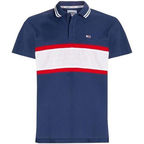 T-shirt Polo ref 51654 C87 Marine - Tommy Jeans - Modalova