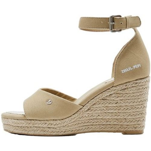 Chaussures escarpins Compensées en toile Maida bass Ref 53030 Sand - Pepe jeans - Modalova