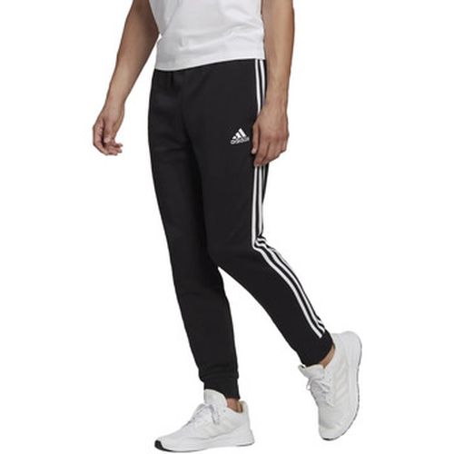 Pantalon Essentials French Terry Tapered Cuff 3-Stripes - adidas - Modalova