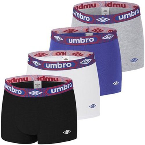 Boxers Lot de 4 Boxers coton uni ceinture - Umbro - Modalova