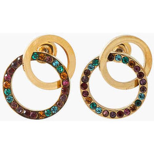 Boucles oreilles Boucles d'oreilles double anneau strass en acier inoxydable - Lollipops - Modalova