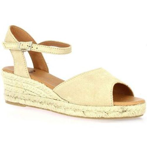 Espadrilles Espadrille cuir velours - Pao - Modalova