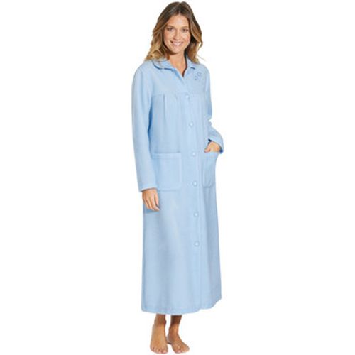 Pyjamas / Chemises de nuit by - Robe de chambre courtelle col Claudine - Daxon - Modalova