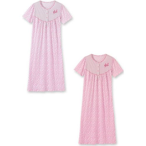 Pyjamas / Chemises de nuit by - Lot de 2 chemises de nuit manches longue - Daxon - Modalova