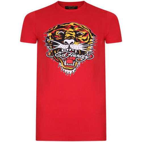 T-shirt Tiger mouth graphic t-shirt red - Ed Hardy - Modalova