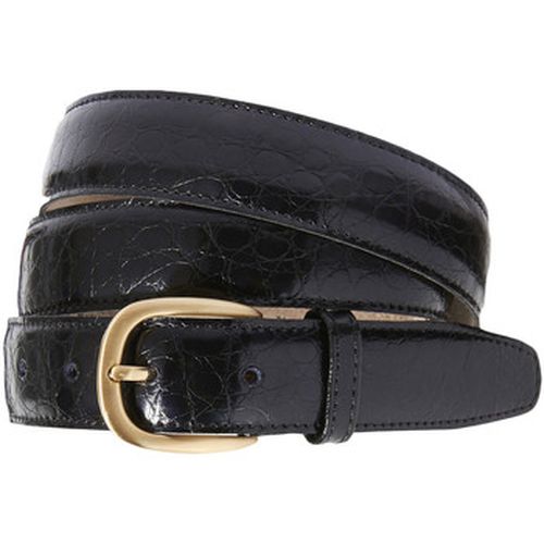 Ceinture by - Ceinture cuir réglable aspect croco - Daxon - Modalova