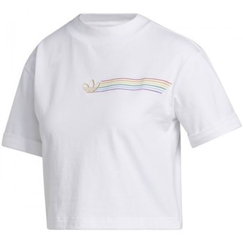 T-shirt adidas Pride Linear Cr - adidas - Modalova