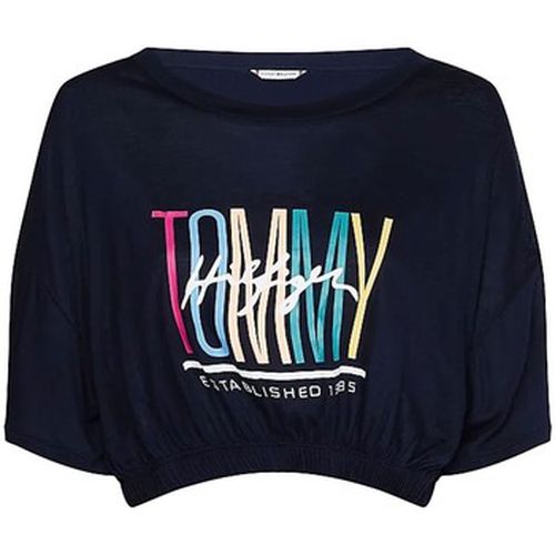 T-shirt T shirt crop top Tommy Jeans Ref 53401 DW5 marine - Tommy Hilfiger - Modalova