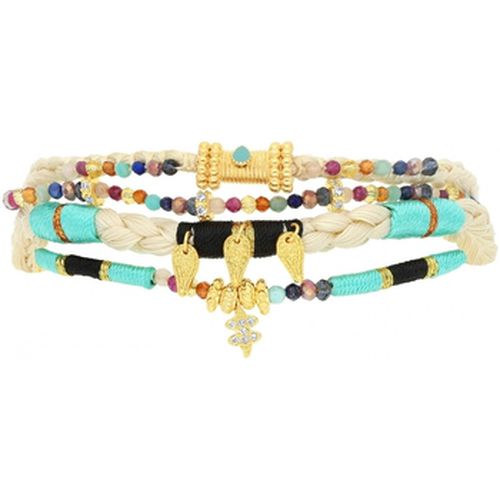 Bracelets Manchette Bosphore turquoise M - Hipanema - Modalova