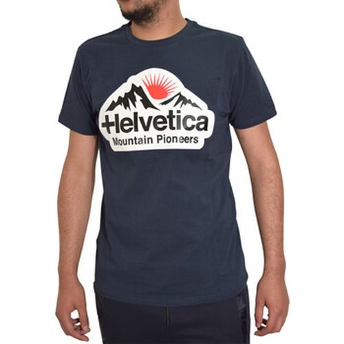 T-shirt Helvetica T-shirt Bleu - Helvetica - Modalova