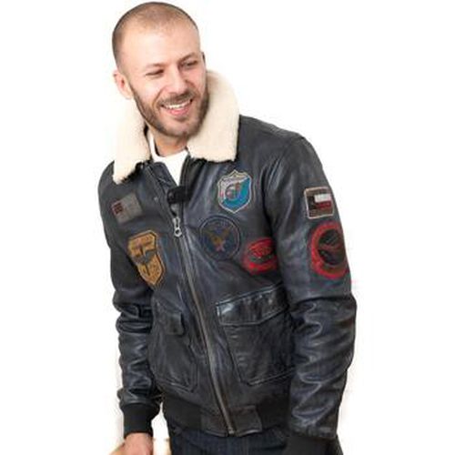 Veste MYTHIC + FUR SHEEP PETROL NAVY BLUE - Daytona - Modalova