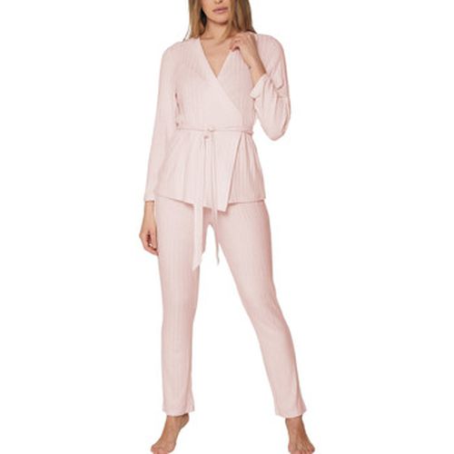 Pyjamas / Chemises de nuit Pyjama tenue d'intérieur pantalon top croisé Elegant Line - Admas - Modalova