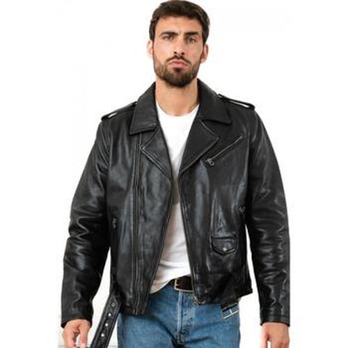 Veste RICK COW AIR MILLED BLACK - Daytona - Modalova