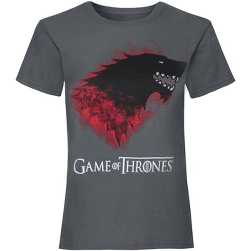 T-shirt Bloody Direwolf - Game Of Thrones - Modalova
