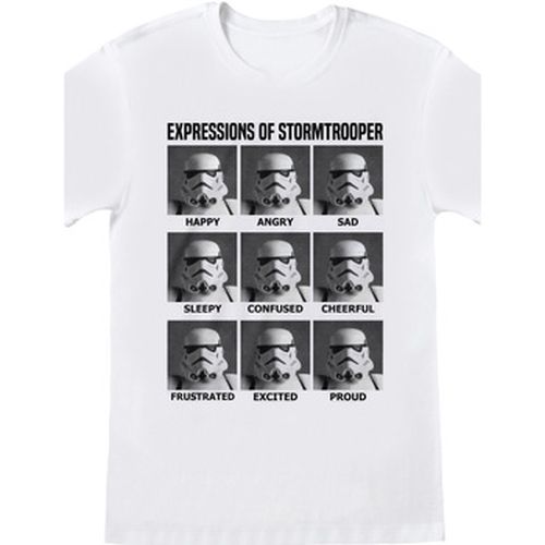 T-shirt Expressions Of Stormtrooper - Disney - Modalova