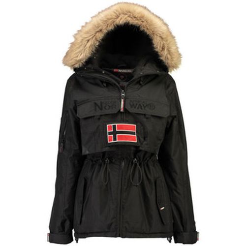 Doudounes Anorak Bantouna - capuche avec bord façon fourrure - Geographical Norway - Modalova