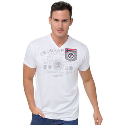 T-shirt T-shirt - col V - imprimé - Geographical Norway - Modalova