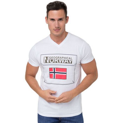 T-shirt T-shirt - col V - imprimé - Geographical Norway - Modalova