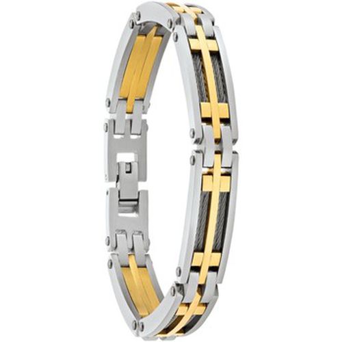 Bracelets Bracelet Priam acier blanc et doré - Jourdan - Modalova