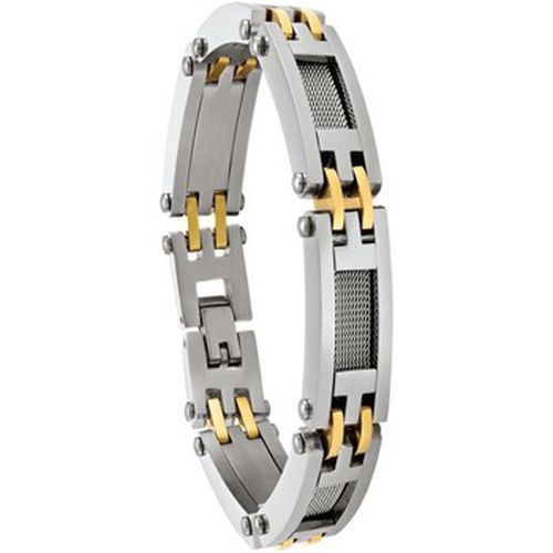 Bracelets Bracelet Zéphir acier blanc et doré - Jourdan - Modalova