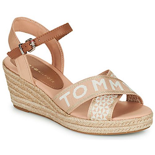 Sandales TOMMY WEBBING LOW WEDGE SANDAL - Tommy Hilfiger - Modalova