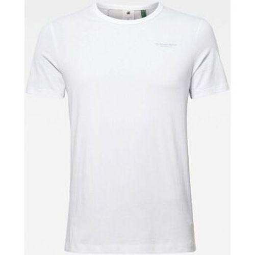 T-shirt D16425 336 BLOCK ORIGINALS TEE-110 WHITE - G-Star Raw - Modalova