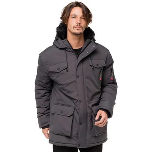 Doudounes Parka Coquin - capuche avec bord façon fourrure - Geographical Norway - Modalova