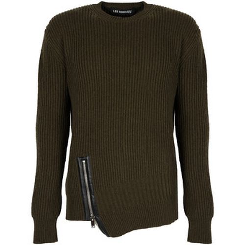 Pull LJK106-656U | Round Neck Sweater with Asymetric Zip - Les Hommes - Modalova