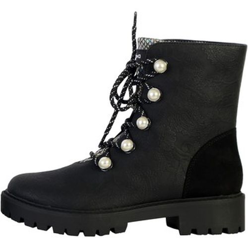 Boots Bottines Cuir Montante Biker Pearl - Desigual - Modalova