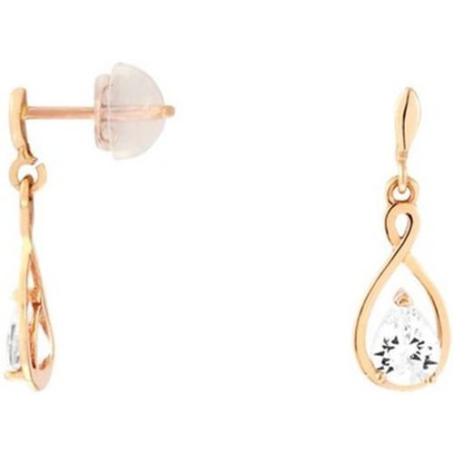 Boucles oreilles Boucles d'oreilles en or 375/1000 et zircon - Cleor - Modalova