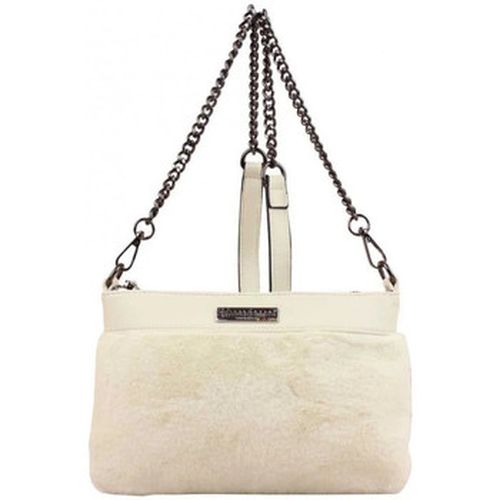 Sac Bandouliere Sac pochette Les Tropéziennes Ballandaz effet fourrure beige - Les Tropéziennes par M Belarbi - Modalova