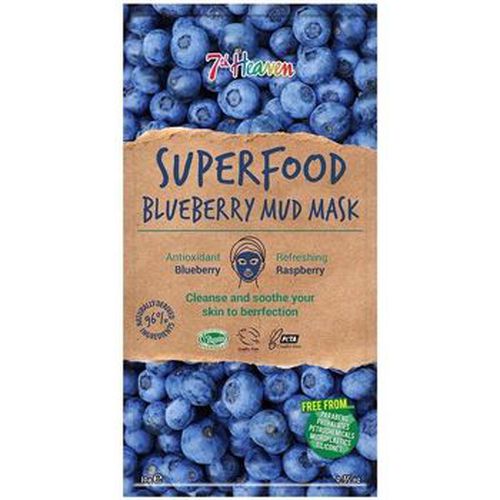 Masques Superfood Blue Berry Mud Mask 10 Gr - 7Th Heaven - Modalova