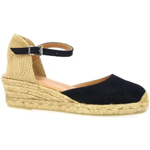 Espadrilles Espadrille cuir velours - Pao - Modalova