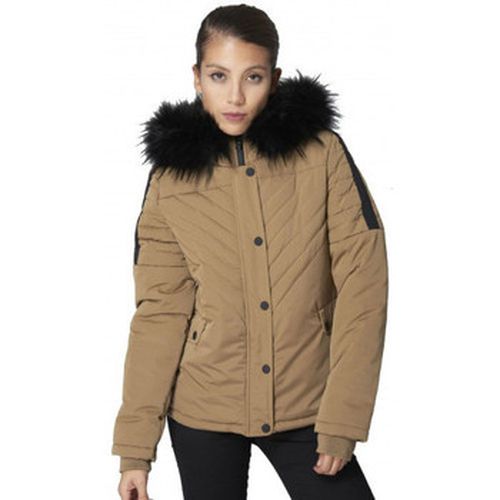 Veste Parka Camel fourrure Noir Paris - Project X Paris - Modalova