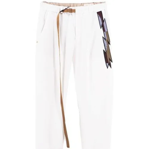 Pantalon Pantalon Marylin avec patch de perles - White Sand - Modalova