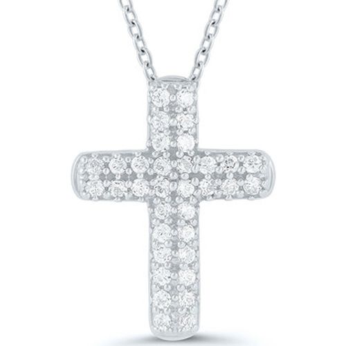Collier Collier or 18 carats croix diamant - Brillaxis - Modalova