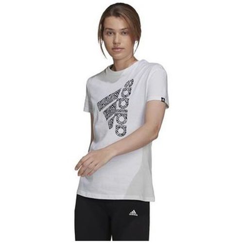 T-shirt Vertical Zebra Logo Graphic - adidas - Modalova