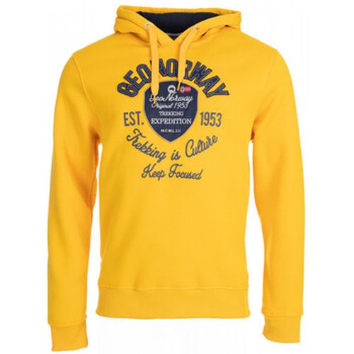 Sweat-shirt Sweat sport Garlon - logo brodé - capuche - 100% coton - Geographical Norway - Modalova