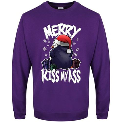 Sweat-shirt Merry Kiss My Ass - Psycho Penguin - Modalova