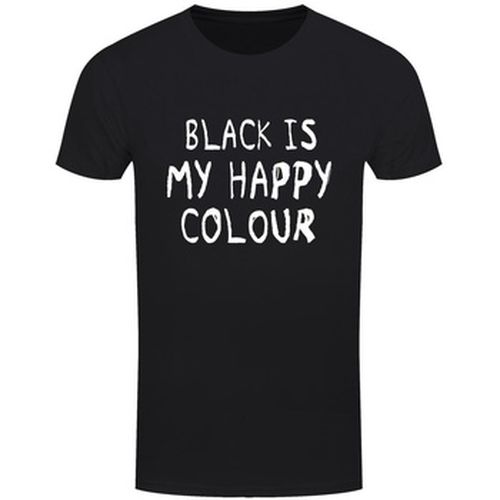 T-shirt Black Is My Happy Colour - Grindstore - Modalova