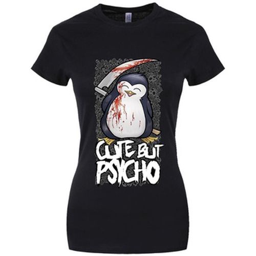 T-shirt Cute But Psycho - Psycho Penguin - Modalova