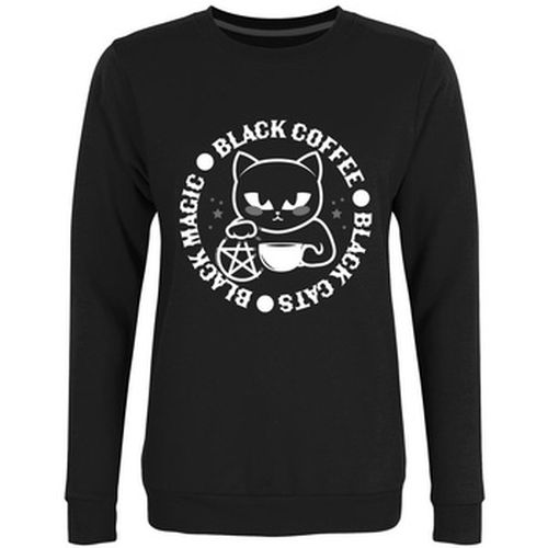 Sweat-shirt Black Cats Black Magic Black Coffee - Grindstore - Modalova